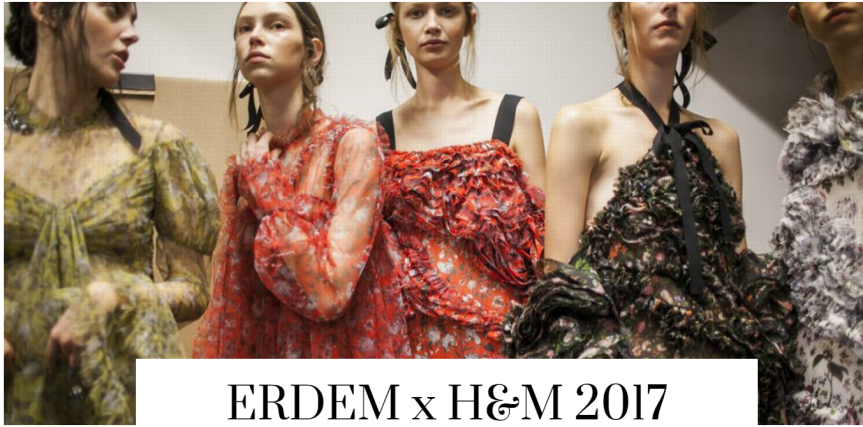 ERDEM x H&M  – FOLK FALL TREND 2017